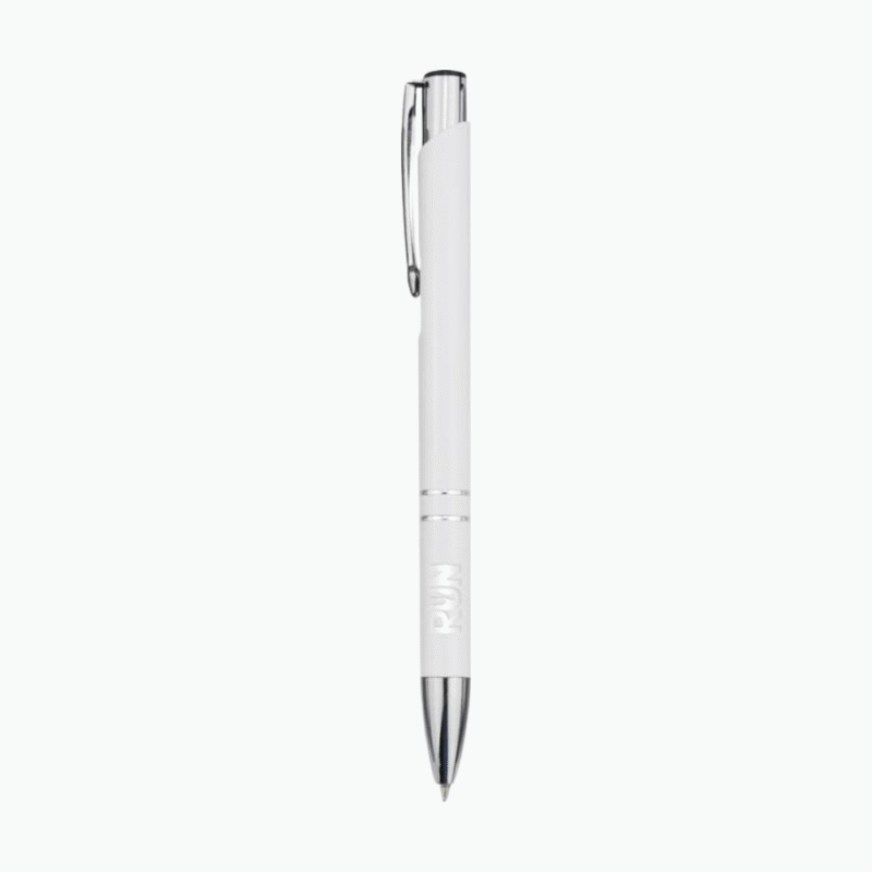 Stylo à bille aluminium recyclé (encre noire).