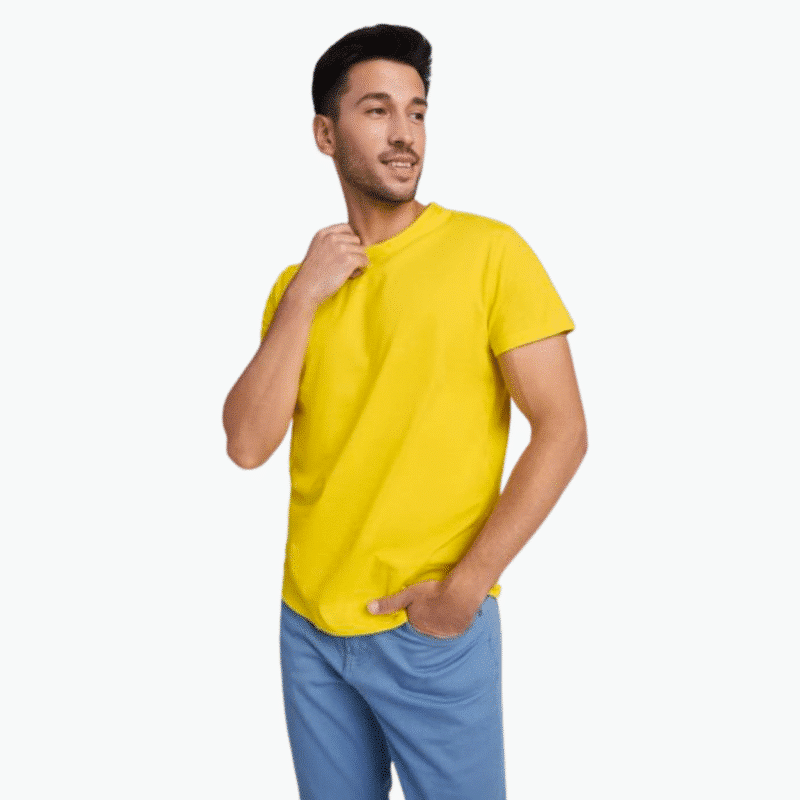 T-shirt homme jersey manches courtes.