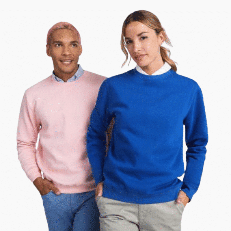 Pull col rond unisexe.