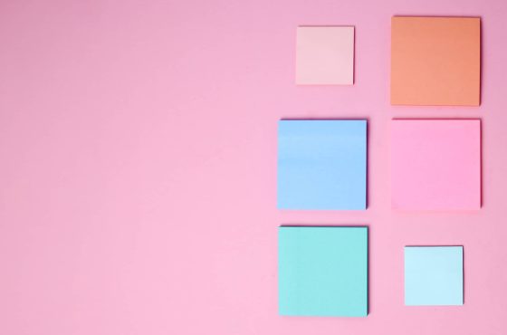 Colorful Sticky Note for Wallpaper